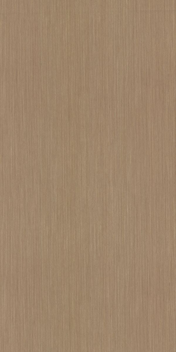 Beige wood grain laminate with suede finish and vertical texture pattern, showing subtle wood-like details and soft sheen.
