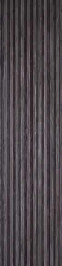Grey fluted wall panel with textured finish and vertical grooves.