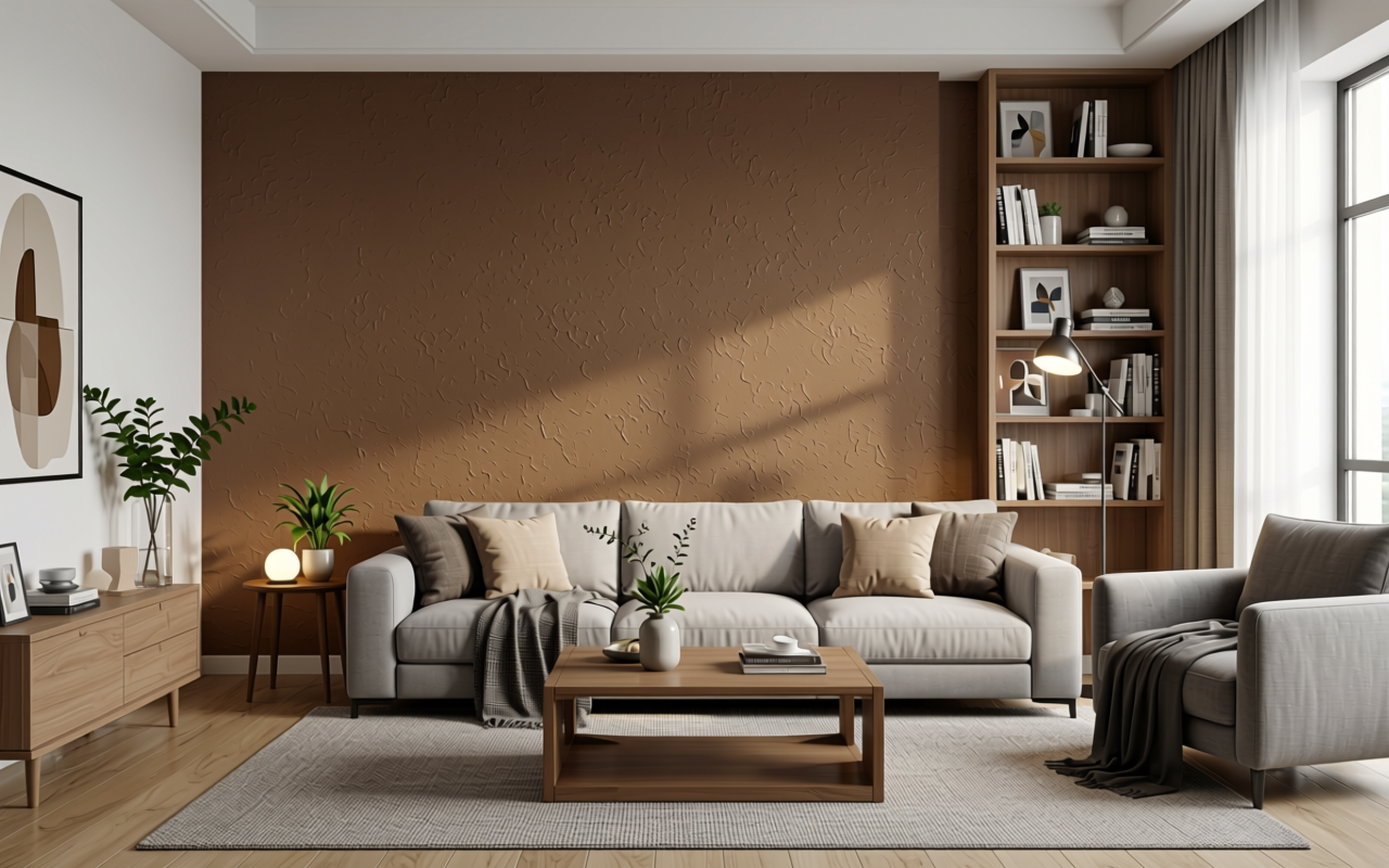 Brown textured MDF sheet with uniform color and no visible grain or pattern.