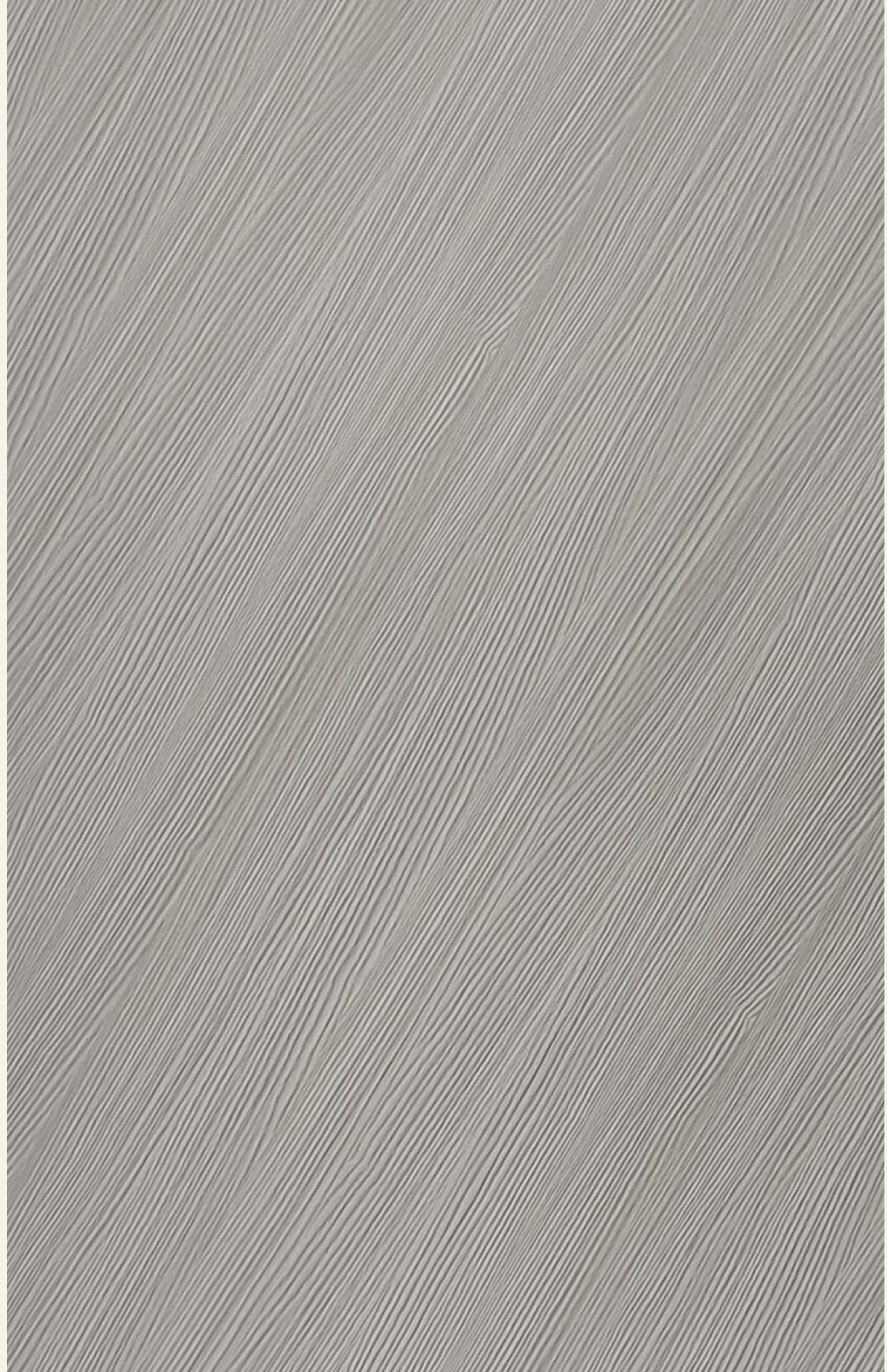 Grey laminate with diagonal fluted texture and subtle sheen.