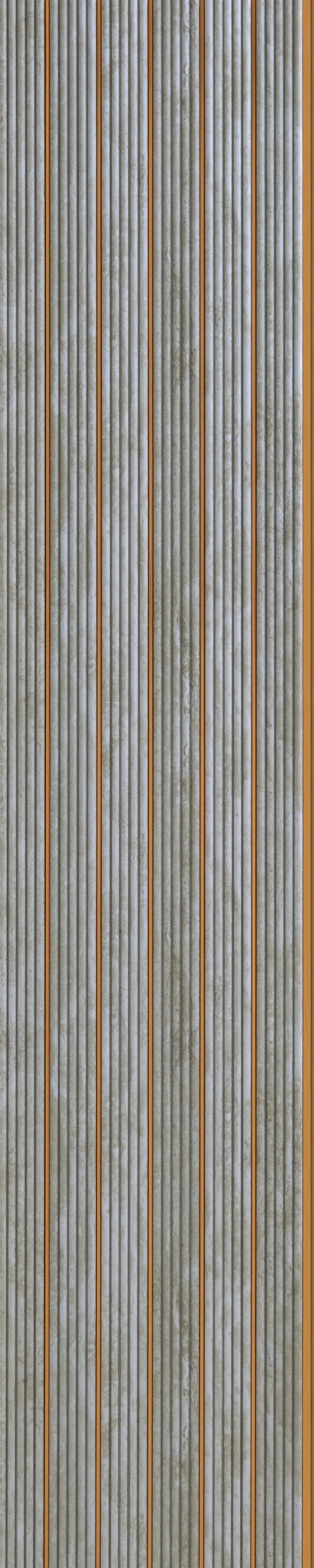 CASSA SUPREME 13263 Grey Fluted Texture Wall Panel