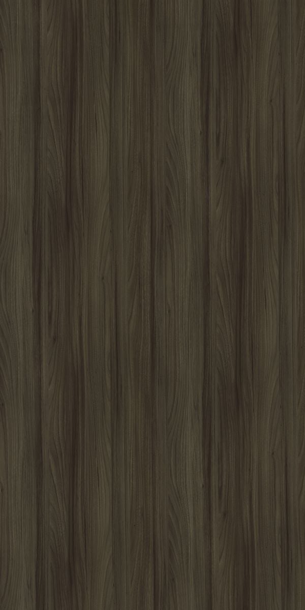 Wenge wood laminate with suede finish and wood grain texture in vertical pattern, dark brown color with subtle sheen.