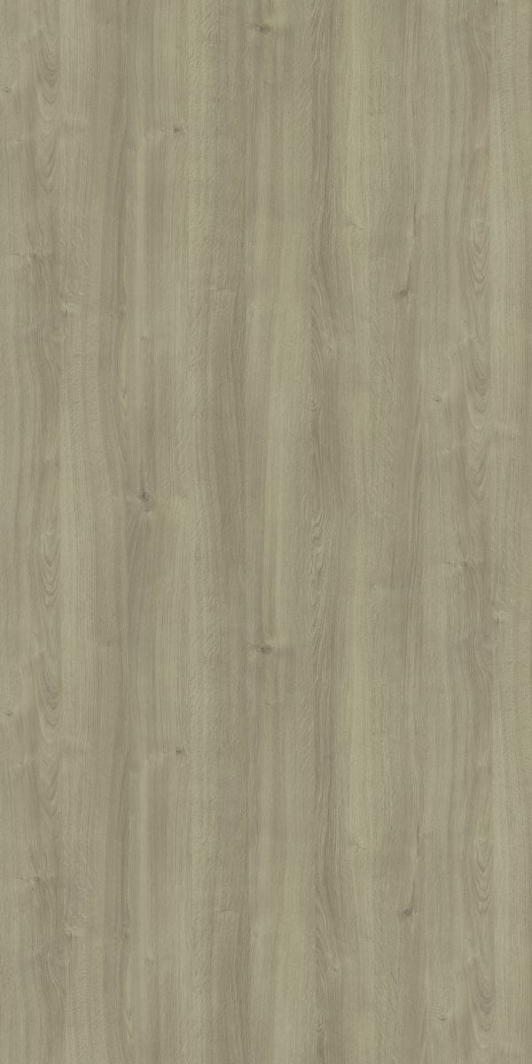 Grey wood grain laminate with suede finish and vertical wood pattern texture