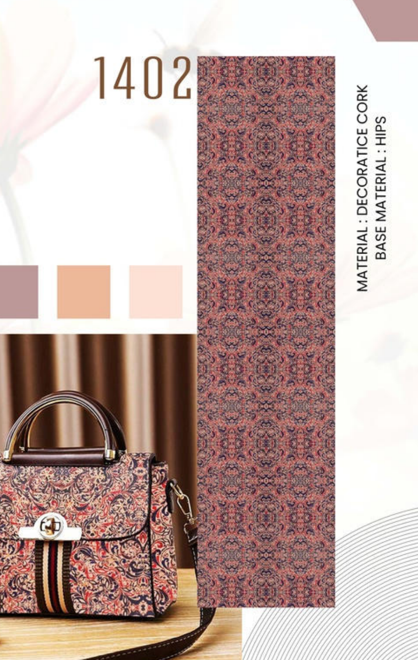 Sloan Kalamkari Cork 1402 swatch