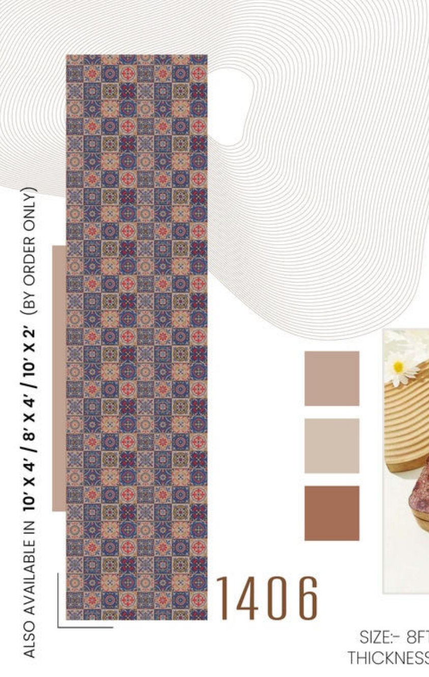 Sloan Kalamkari Cork 1406 swatch