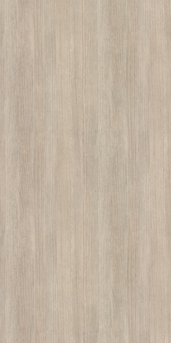 Beige wood grain laminate with suede finish and vertical wood pattern texture.