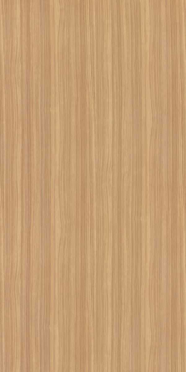 Beige wood grain laminate with suede finish and vertical wood pattern texture