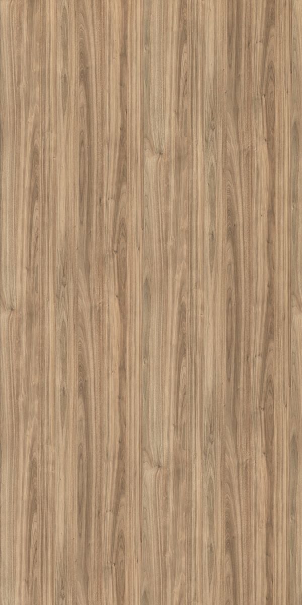 Beige wood grain laminate with suede finish and vertical wood pattern texture