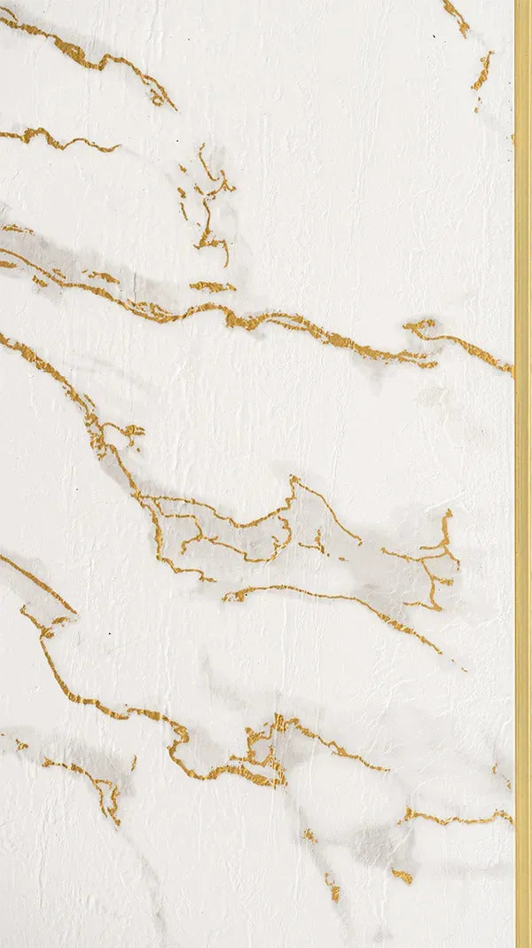 Miga Edge 1 1428 White Marble & Stone Texture Wall Panel