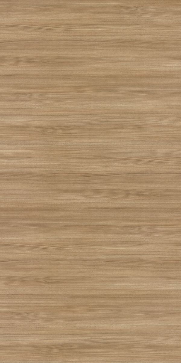 Beige wood grain laminate with suede finish and horizontal wood pattern texture