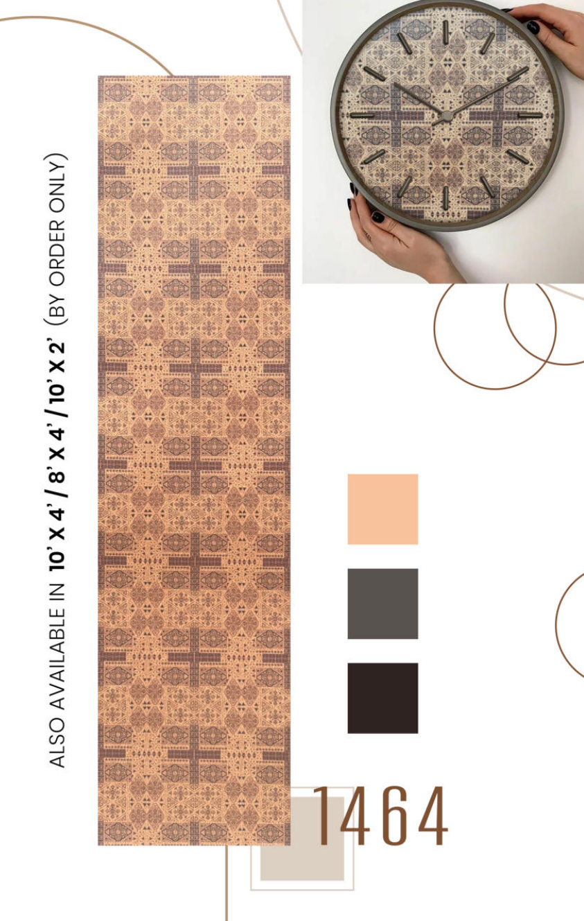 Sloan Kalamkari Cork 1464 swatch