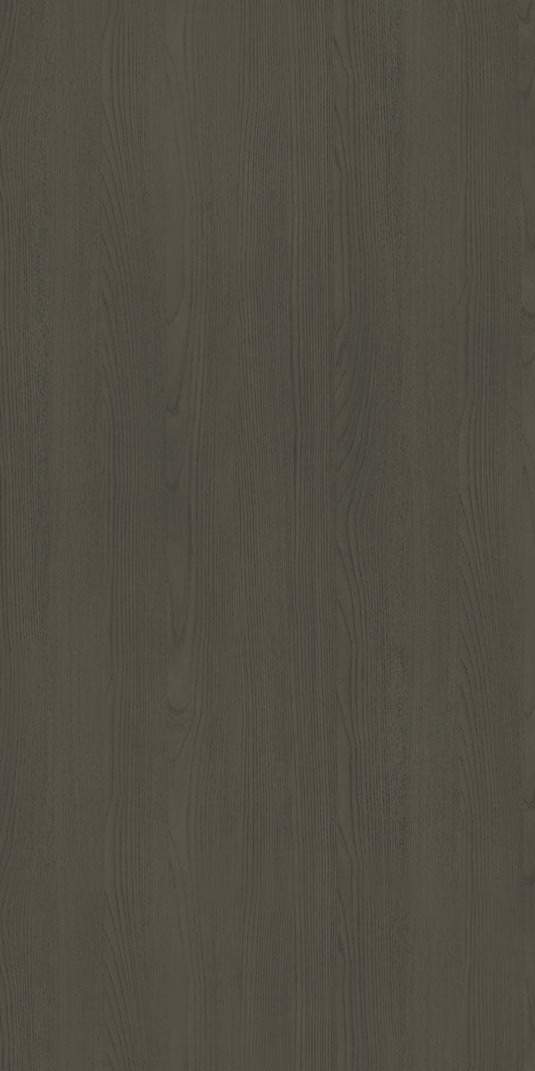 Grey wood grain decorative laminate with suede finish and wood texture pattern