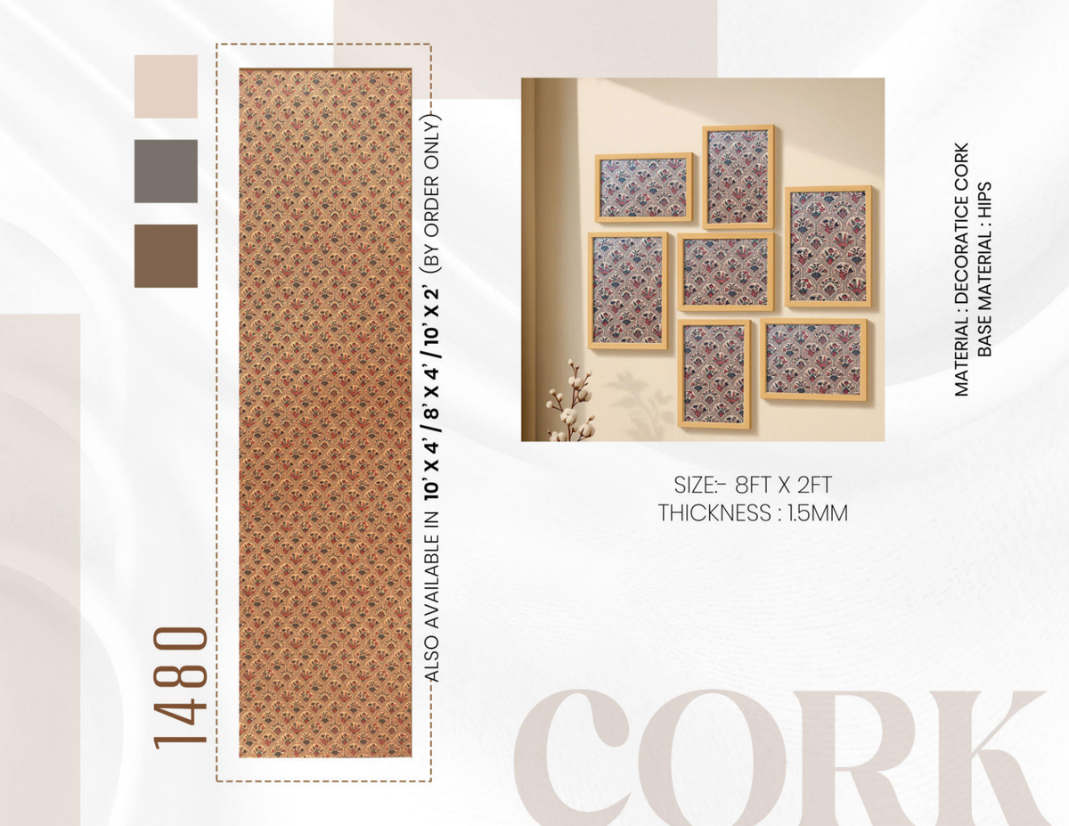 Sloan Kalamkari Cork 1480 swatch