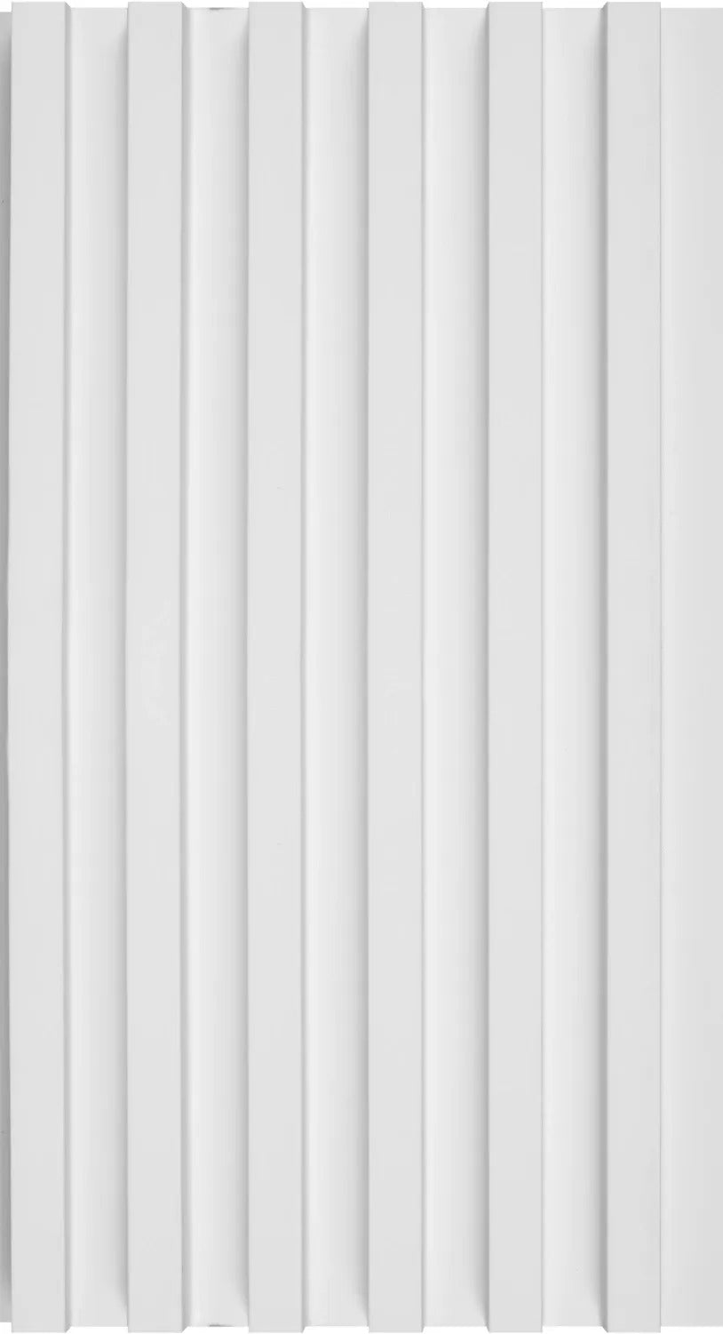 Lamart Decor Panel 17301 White Fluted Texture Wall Panel