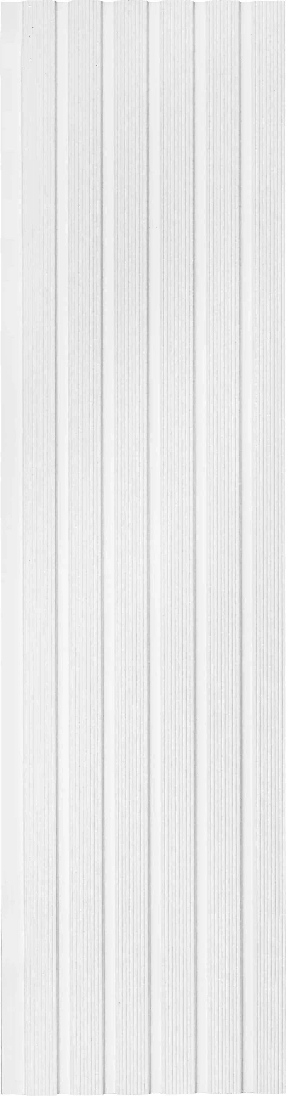 Pastelite 18107 White Fluted Texture Wall Panel
