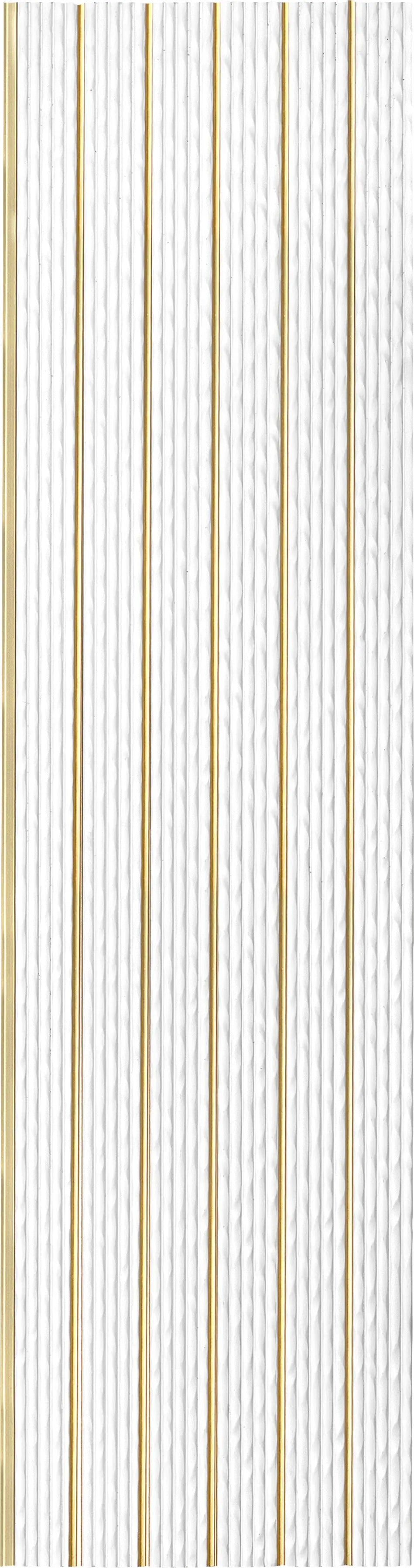 Pastelite 18122 White Strap Pattern Texture Wall Panel