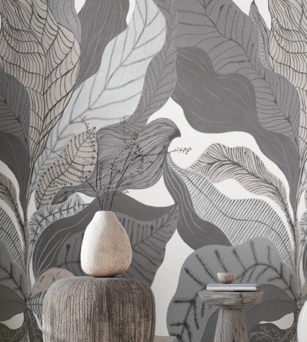 Hohenberger Platin wall mural swatch