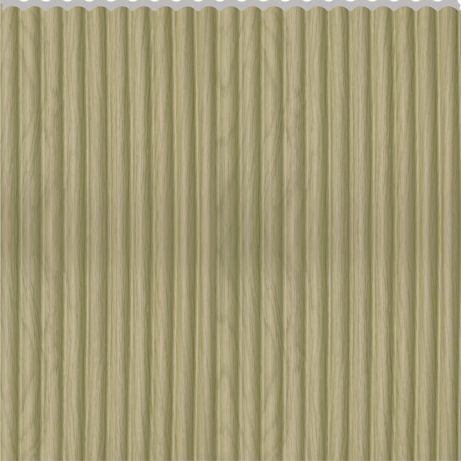 Brown Interlock Wpc Louvers Wood Woodgrain 9.5x1 Ft - Pn 02731 K