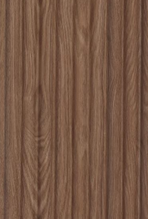 Interlock Charcoal Louvers Wood Warm Chestnut 9.5x0.39 Ft - Pn 02719 M