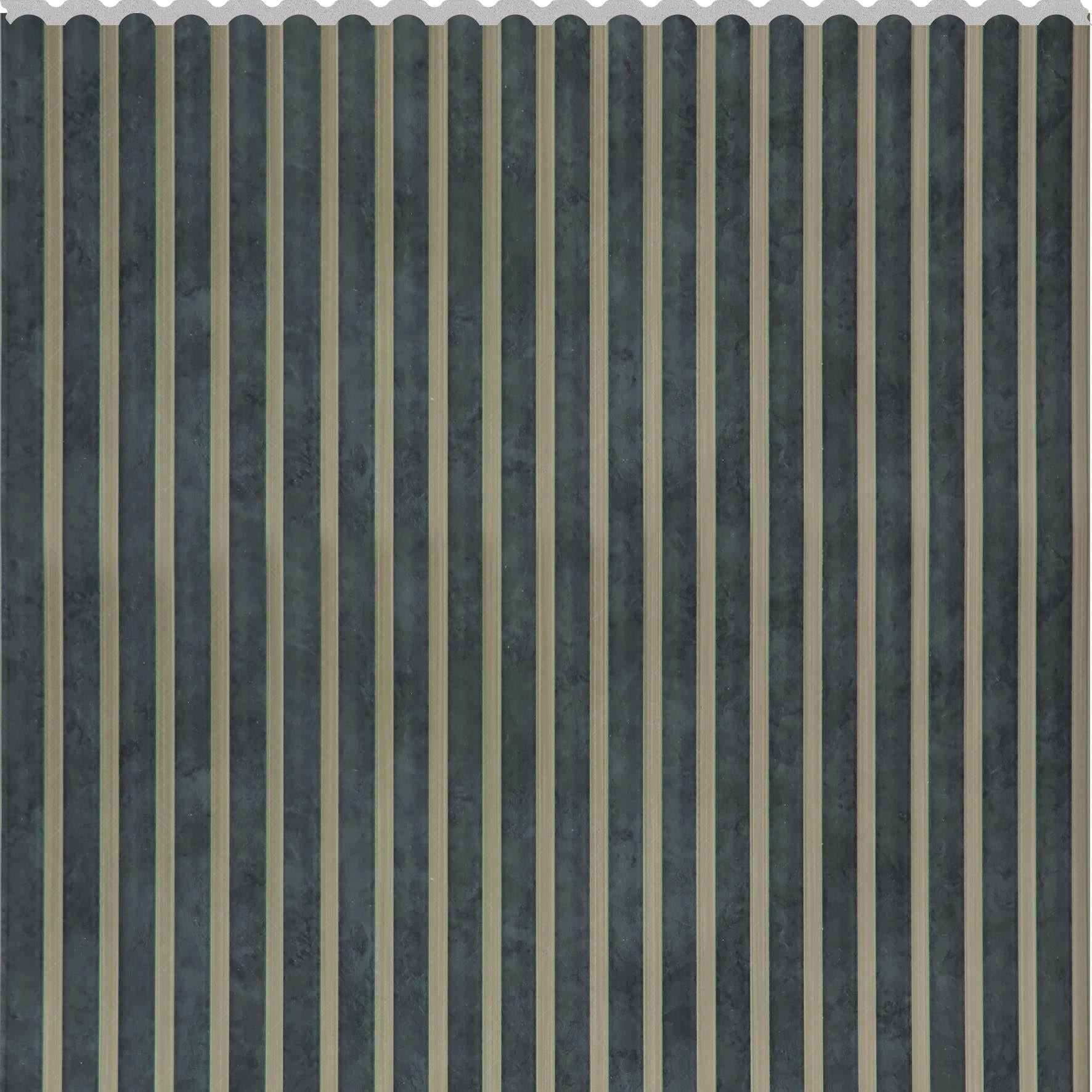 Interlock Wpc Louvers Designer Emerald Slate 9.5x1 Ft - Pn 02732 N