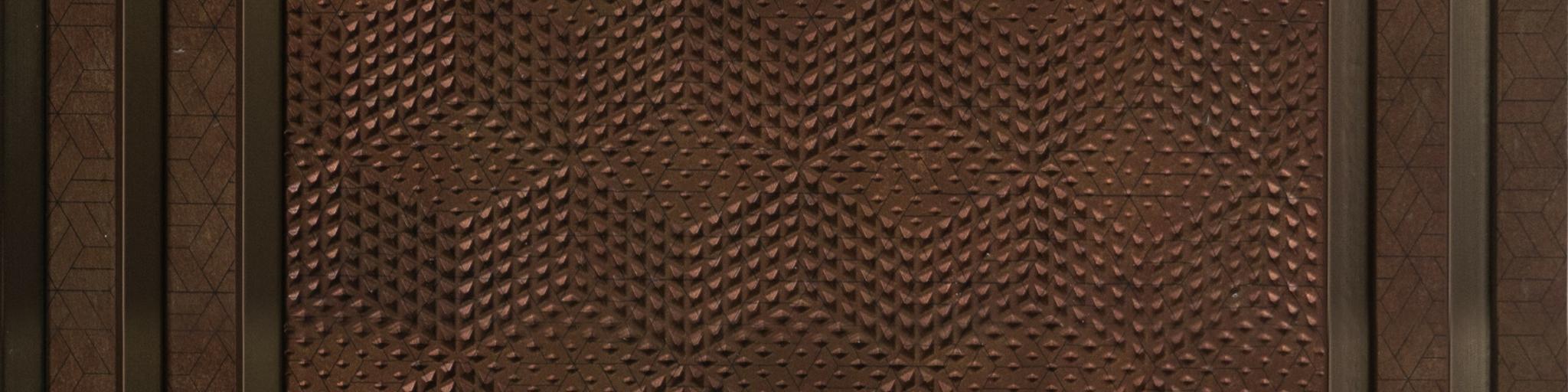 Decorative Wall Panel Designer Brown 8x1 Ft - Pn 04480
