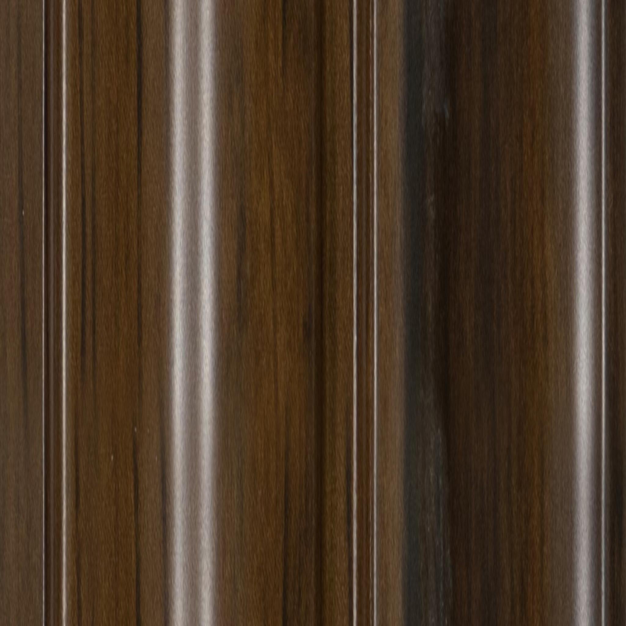 Brown Wooden Charcoal Louver Wood 8x0.41 Ft - Pn 04586