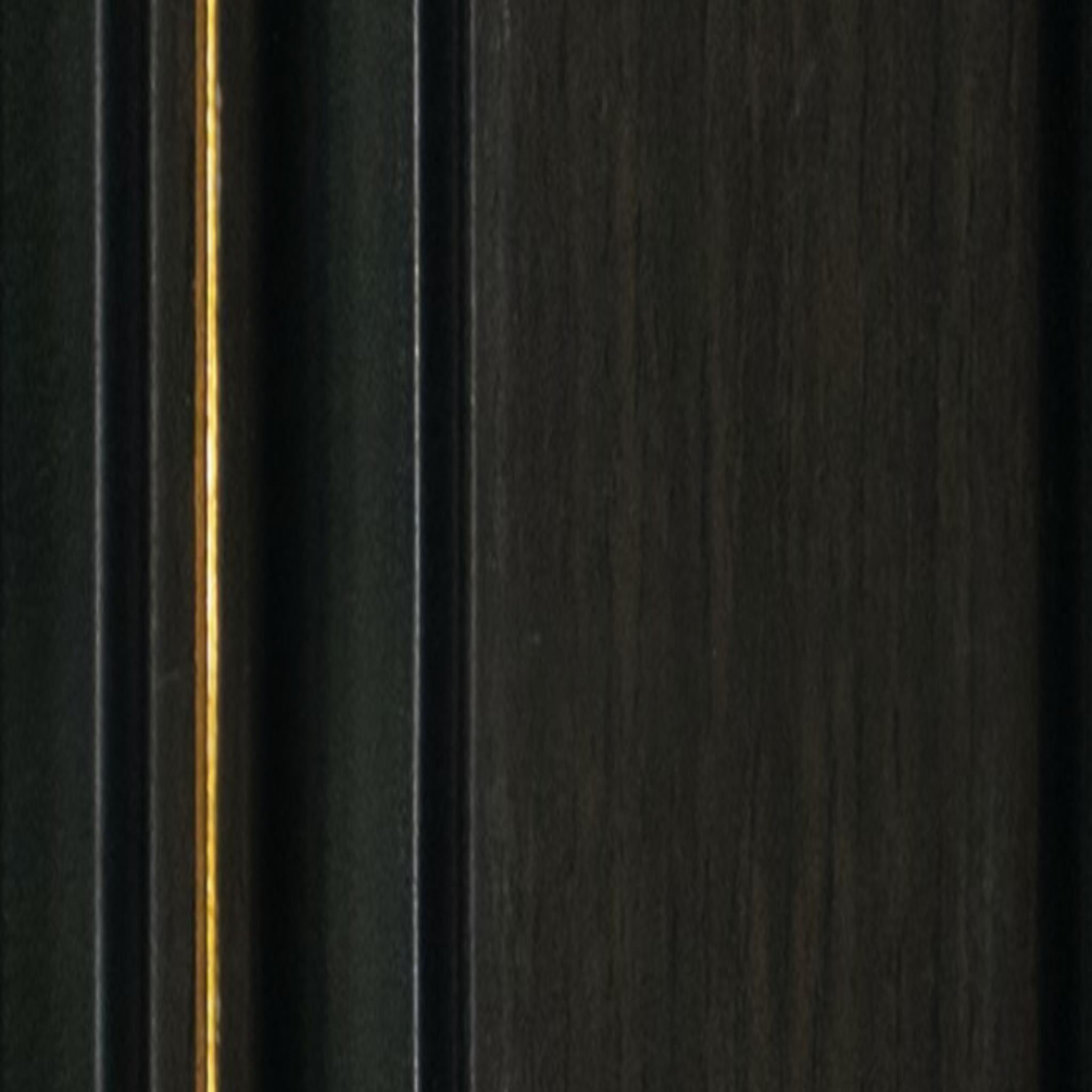 Premium Panel Black Wooden Look Charcoal Louver 8x0.41 ft wood Black PN 04590