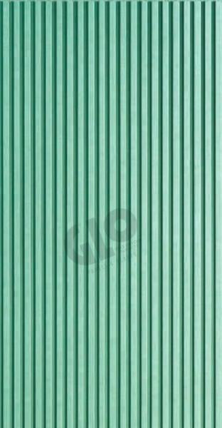 GLO HDHMR Fluted Panel 8x4 ft plain colors louvers Green 8708_GLO