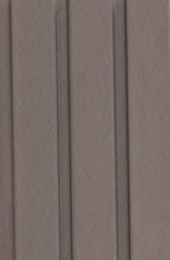 Interlock Charcoal Louvers Designer Taupe Gray 8x0.39 Ft - Pn 02718 B