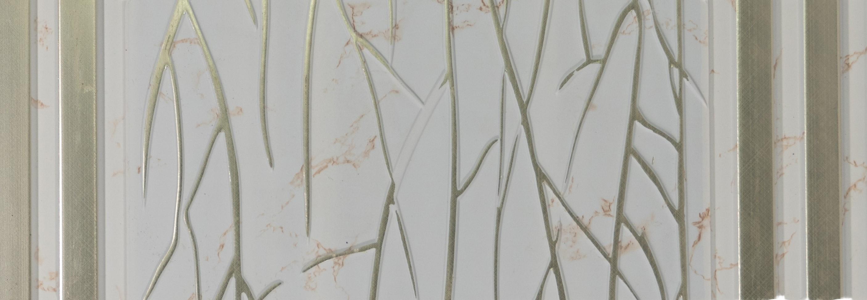 Decorative Wall Panel Designer Silver 8x1 Ft - Pn 04487