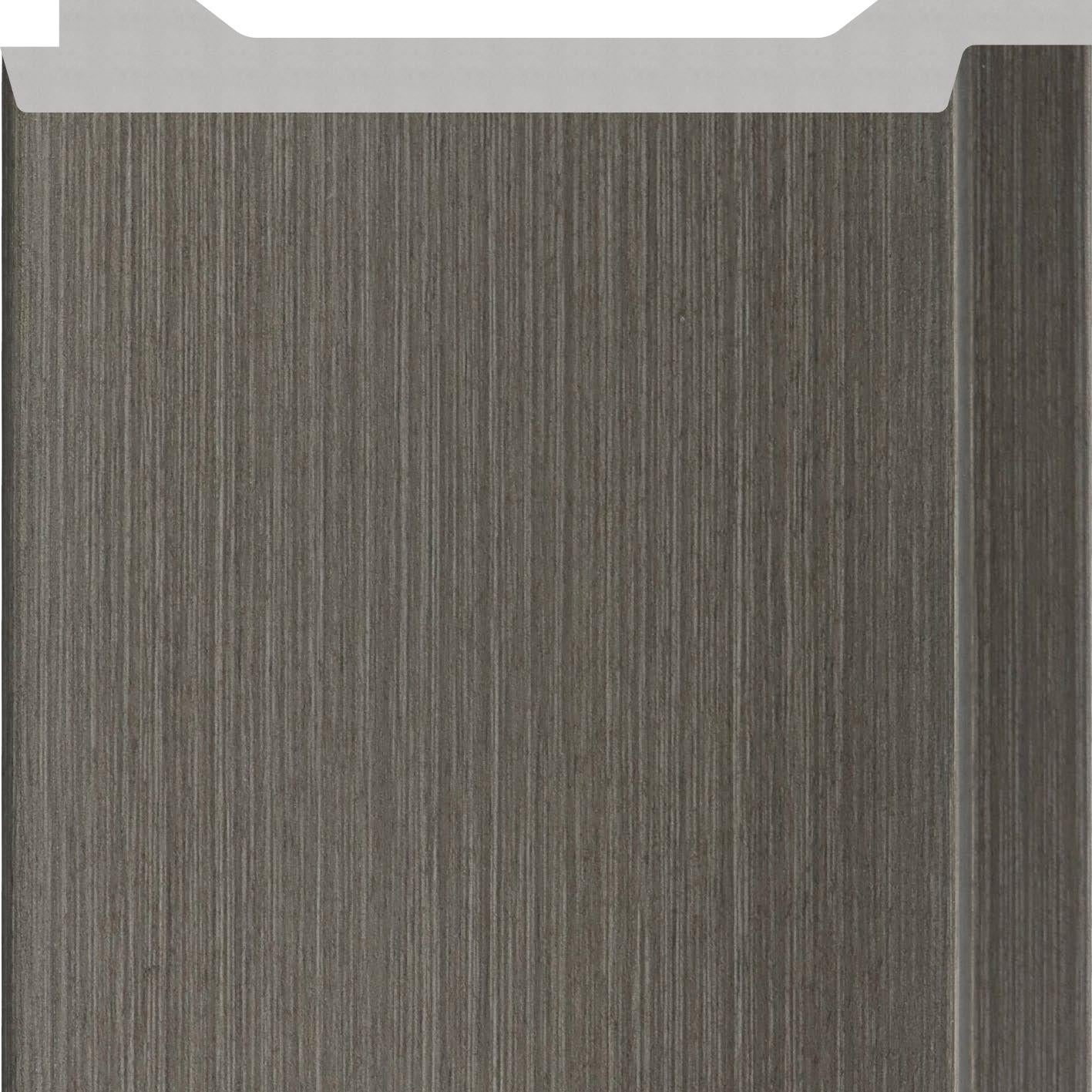 Charcoal Louvers Panel Wood Gray 8x0.4 Ft - Pn 02735 H