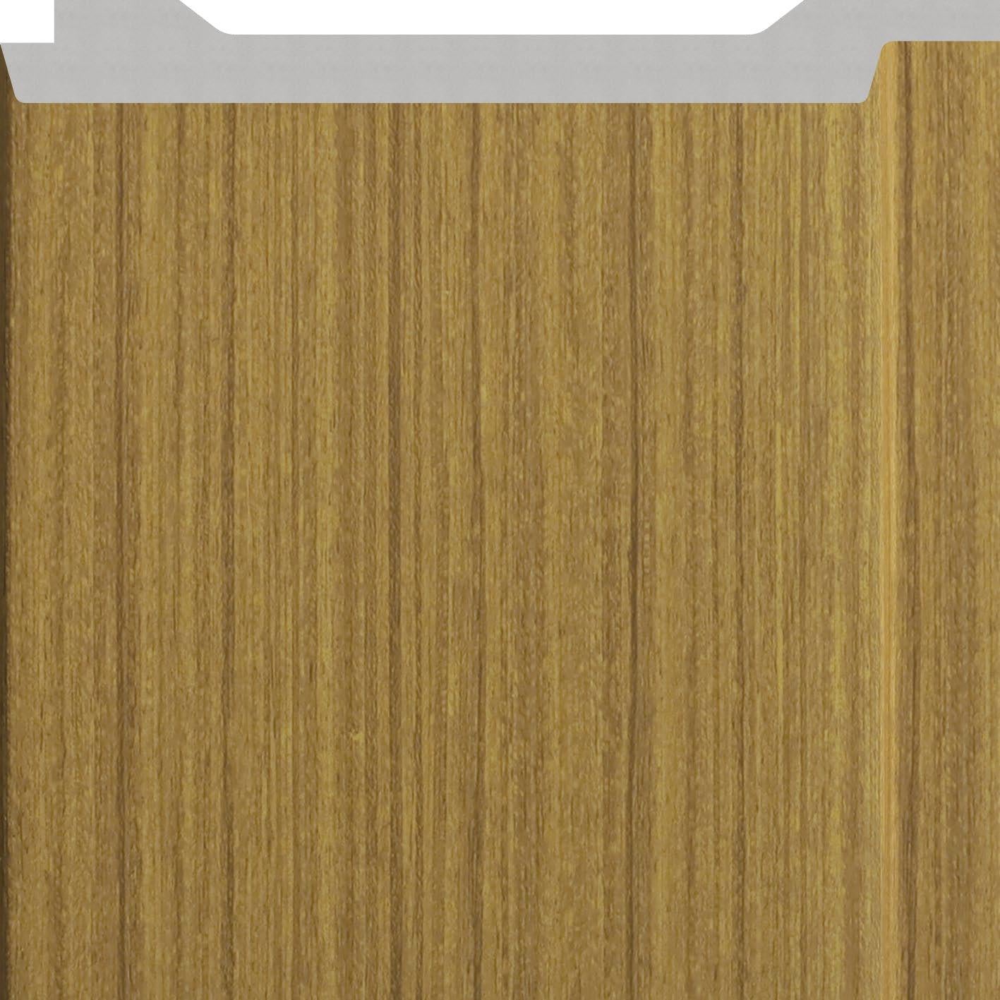 Interlock Charcoal Louvers Wood Warm Teak 8x0.4 Ft - Pn 02735 C