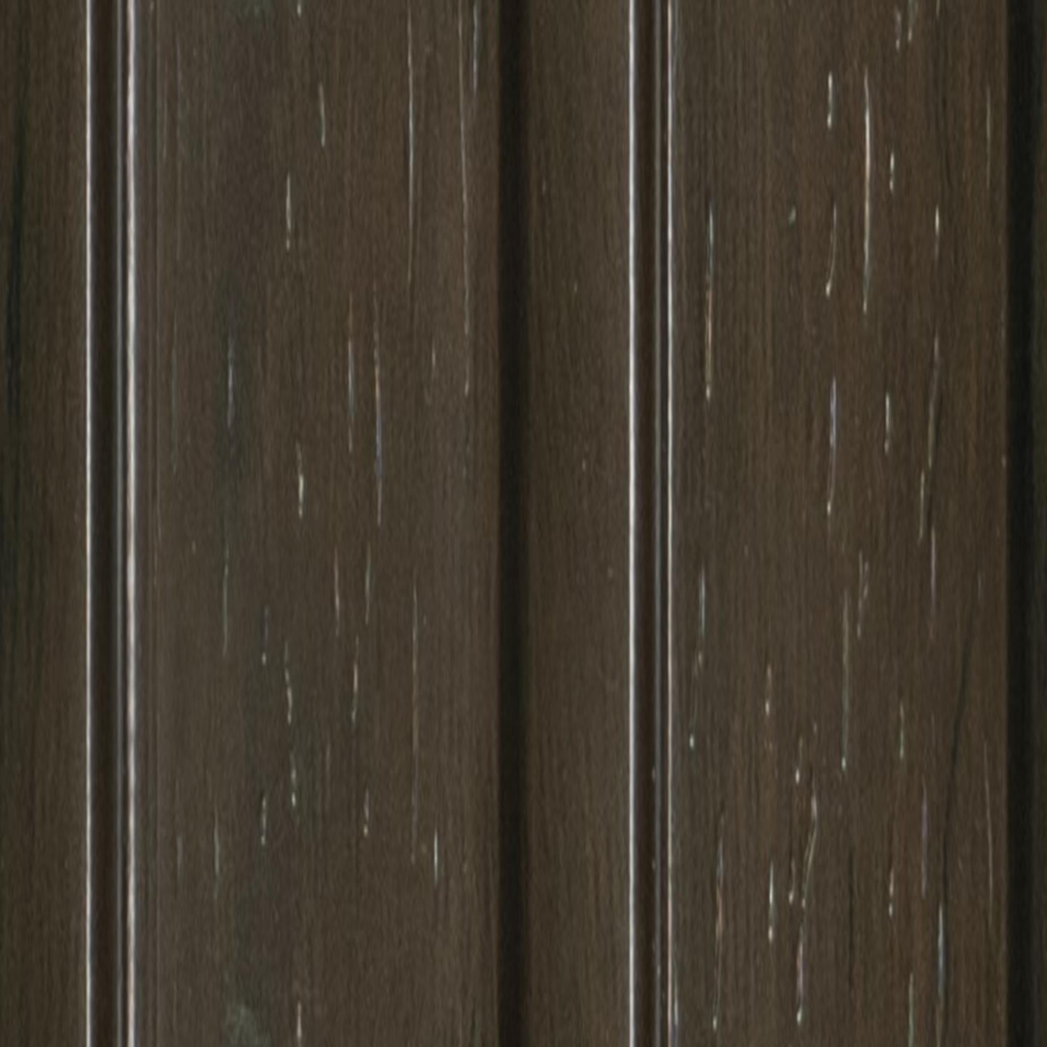 Brown Wooden Charcoal Louver Wood 8x0.41 Ft - Pn 04597