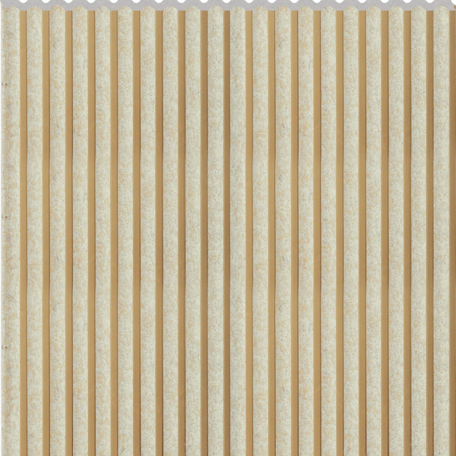 Interlock Wpc Louvers Designer Golden Sand 8x1 Ft - Pn 02732 C