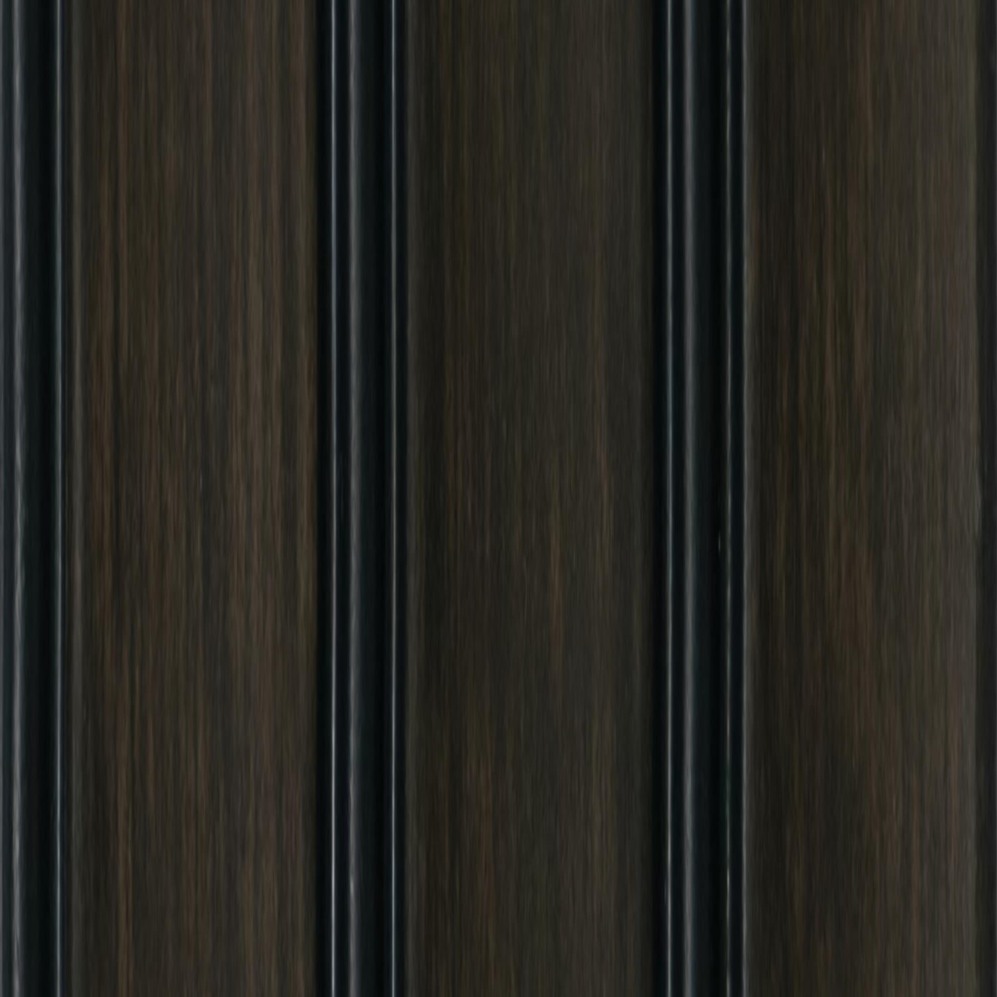 Wooden Charcoal Louver Wood Brown 8x0.41 Ft - Pn 04570