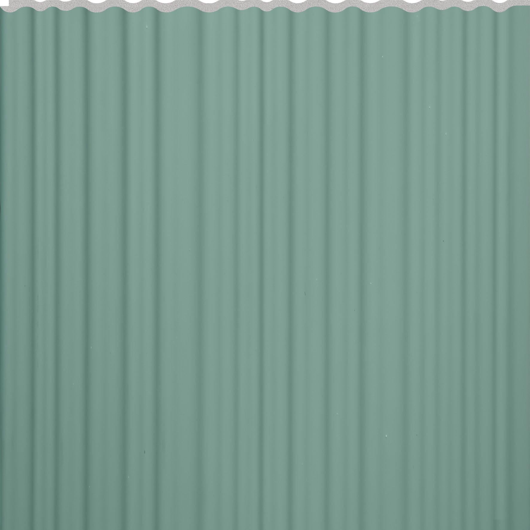 Teal Ribbed Interlock Wpc Louvers Plain Colors 8x1 Ft - Pn 02733