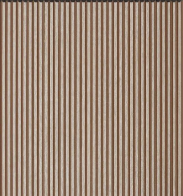 Interlock Wpc Louvers Plain Colors Chestnut Brown 9.5x1 Ft - Pn 02720 G