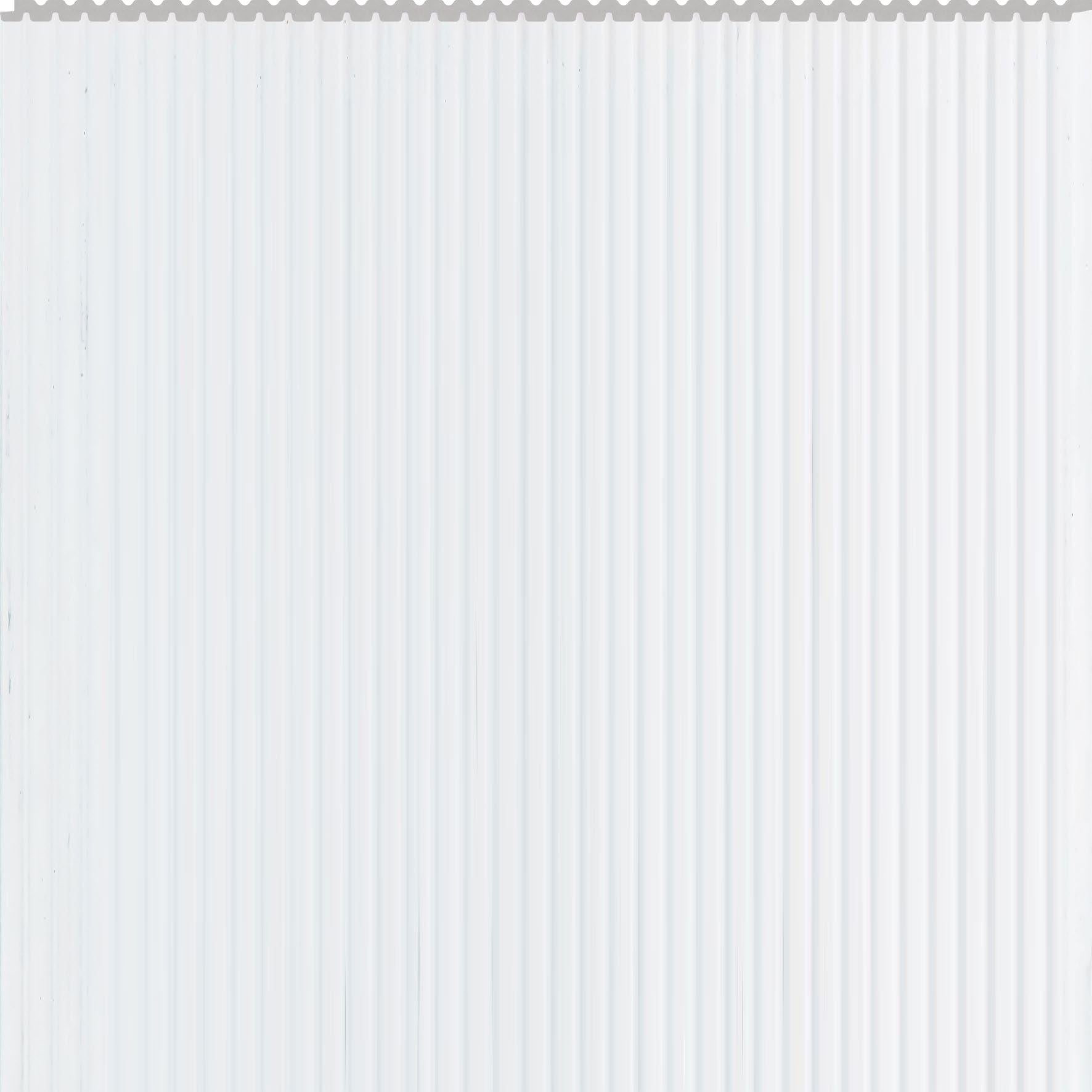 Frosted White Interlock Wpc Louvers Plain Colors 8x1 Ft - Pn 02734 B