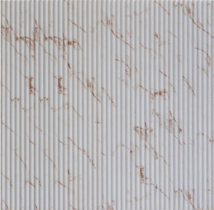 Ivory Veined Interlock Wpc Louvers Marble & Stone 8x1 Ft - Pn 02726 E
