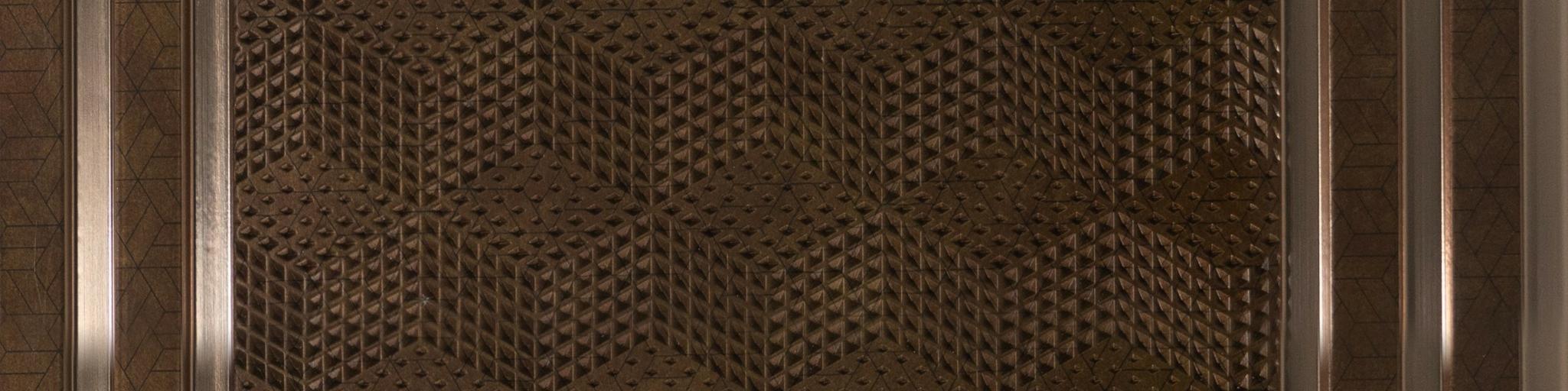 Decorative Wall Panel Designer Brown 8x1 Ft - Pn 04481