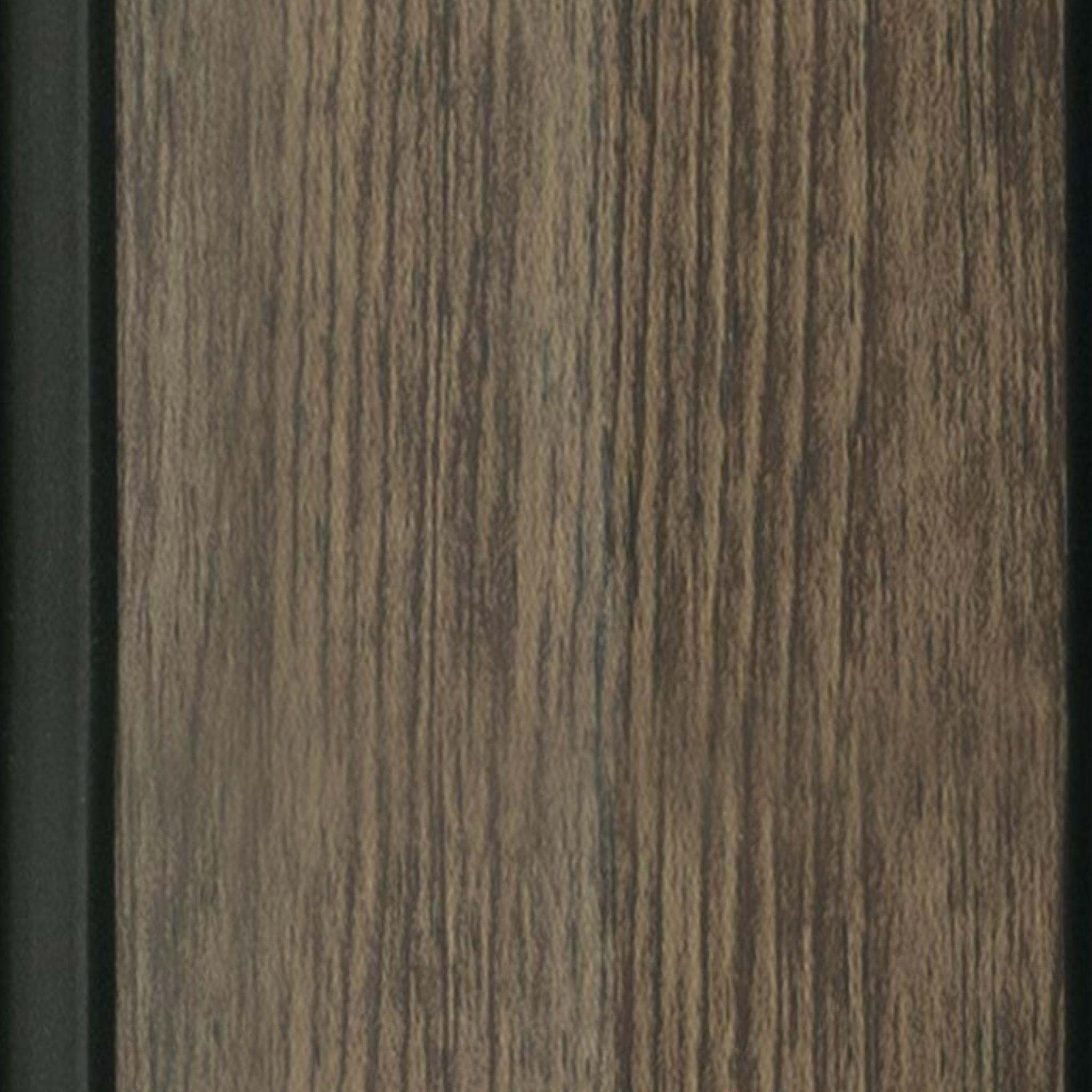 Brown Wooden Charcoal Louver Wood 8x0.41 Ft - Pn 04593