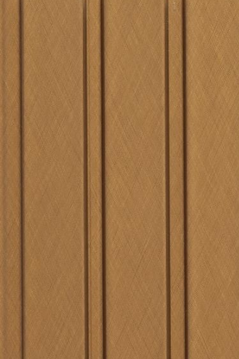 Interlock Charcoal Louvers Designer Caramel Brown 8x0.39 Ft - Pn 02718