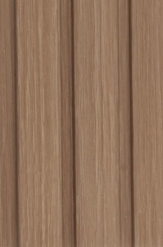 Charcoal Louvers Wood Light Walnut 9.5x0.39 Ft - Pn 02718 P