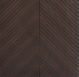 Chevron Interlock Wpc Louvers Wood Wenge 9.5x1 Ft - Pn 02724 K