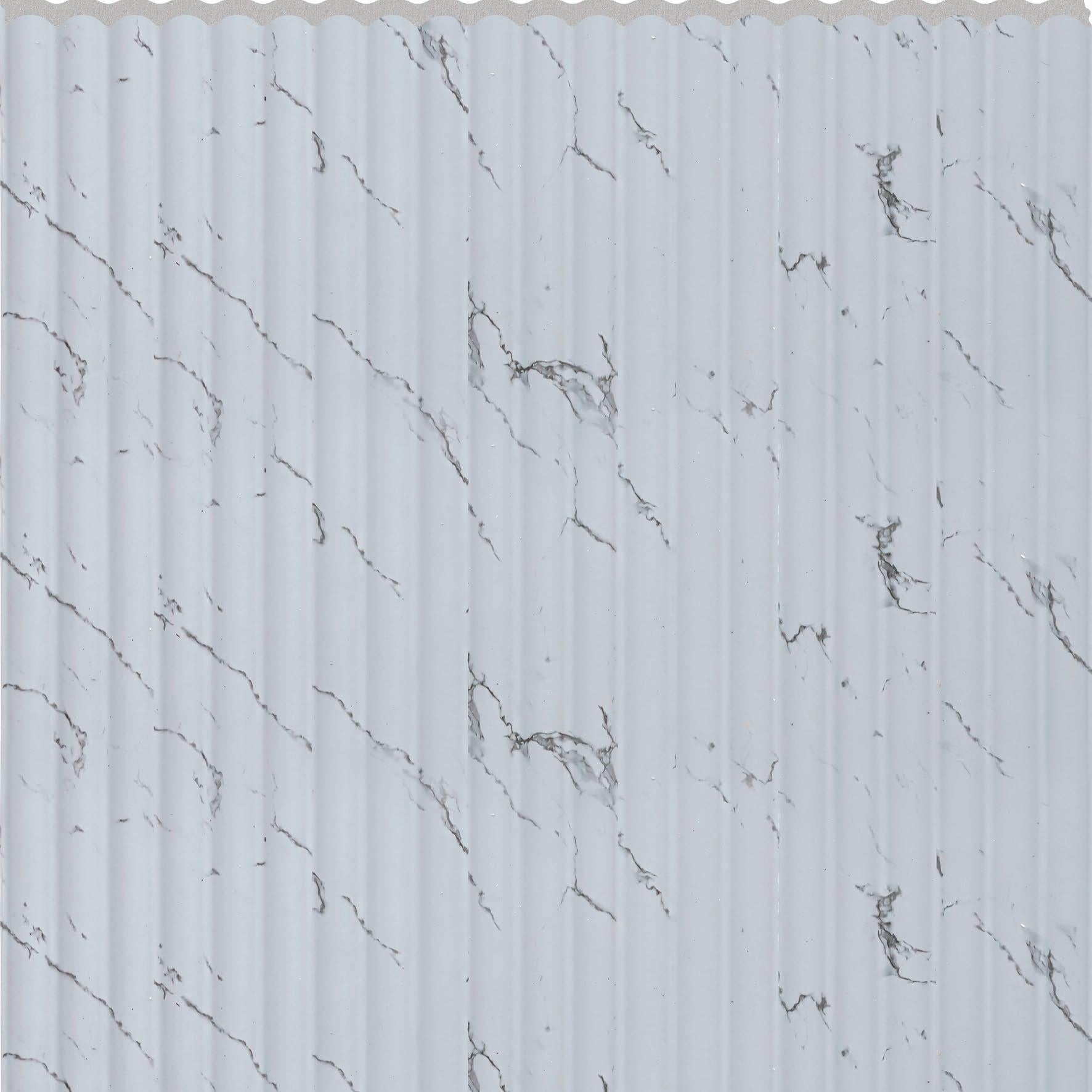 Interlock Wpc Louvers Marble & Stone Frosted 8x1 Ft - Pn 02731 G