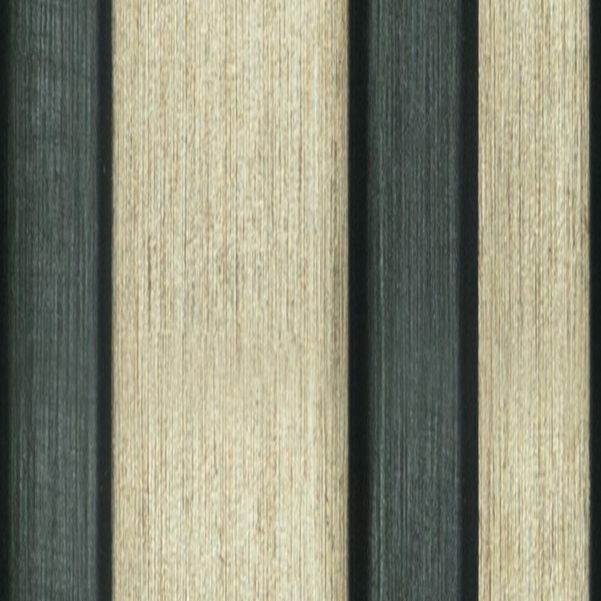 Brown Wooden Charcoal Louver Wood 8x0.41 Ft - Pn 04579