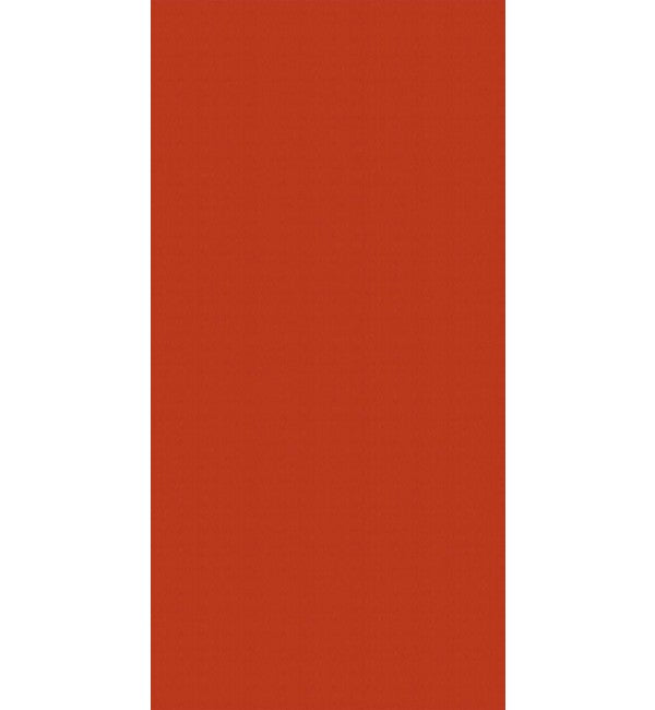 Red suede finish plain laminate with smooth texture and matte sheen on a white background