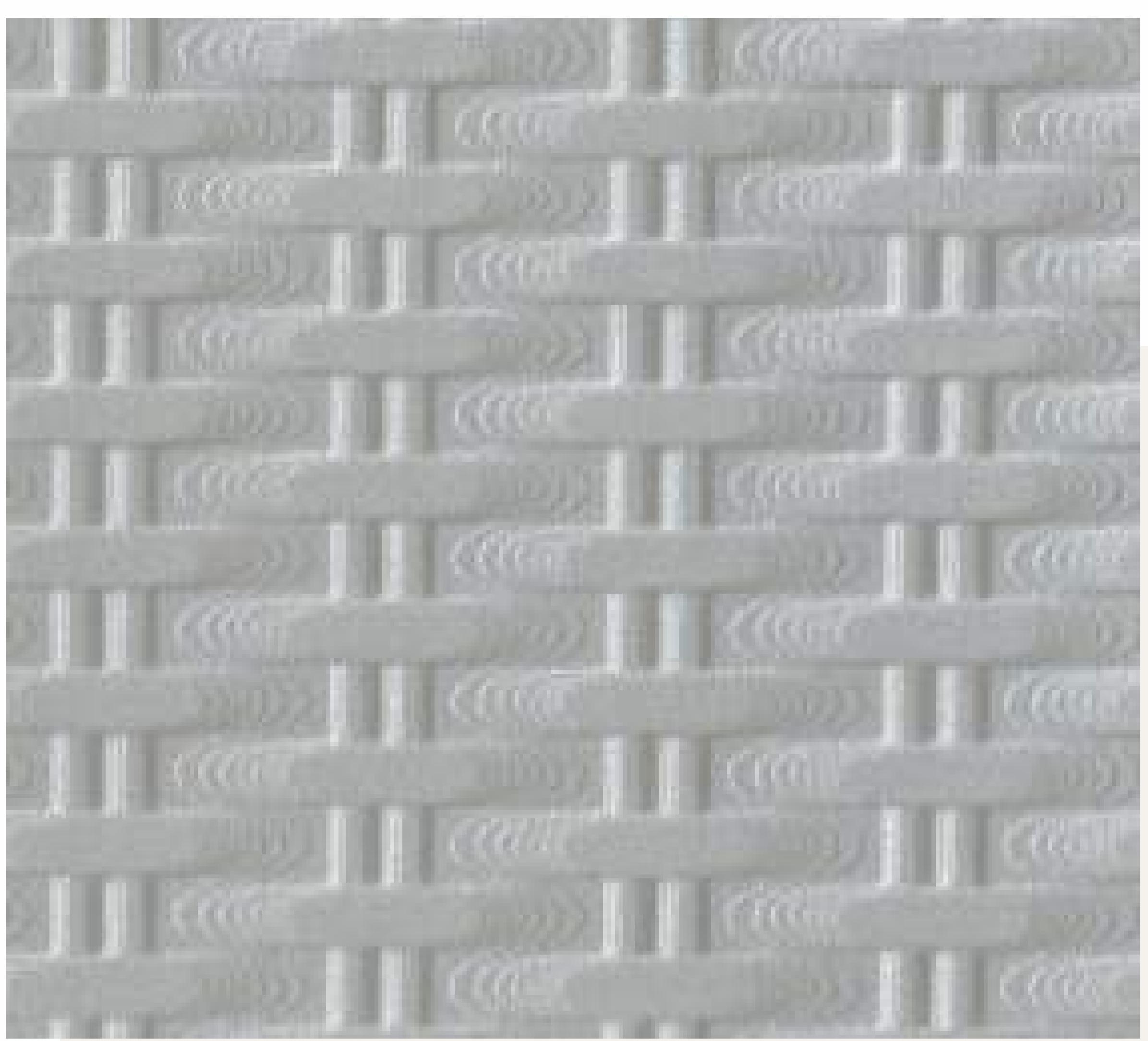 Grey laminate with textured, geometric pattern and subtle sheen.