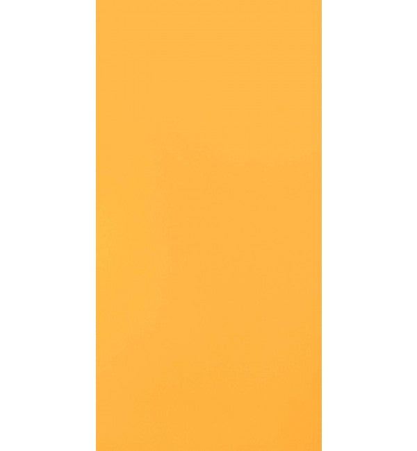 Light orange plain laminate with high gloss finish and smooth texture, decorative laminate sample.