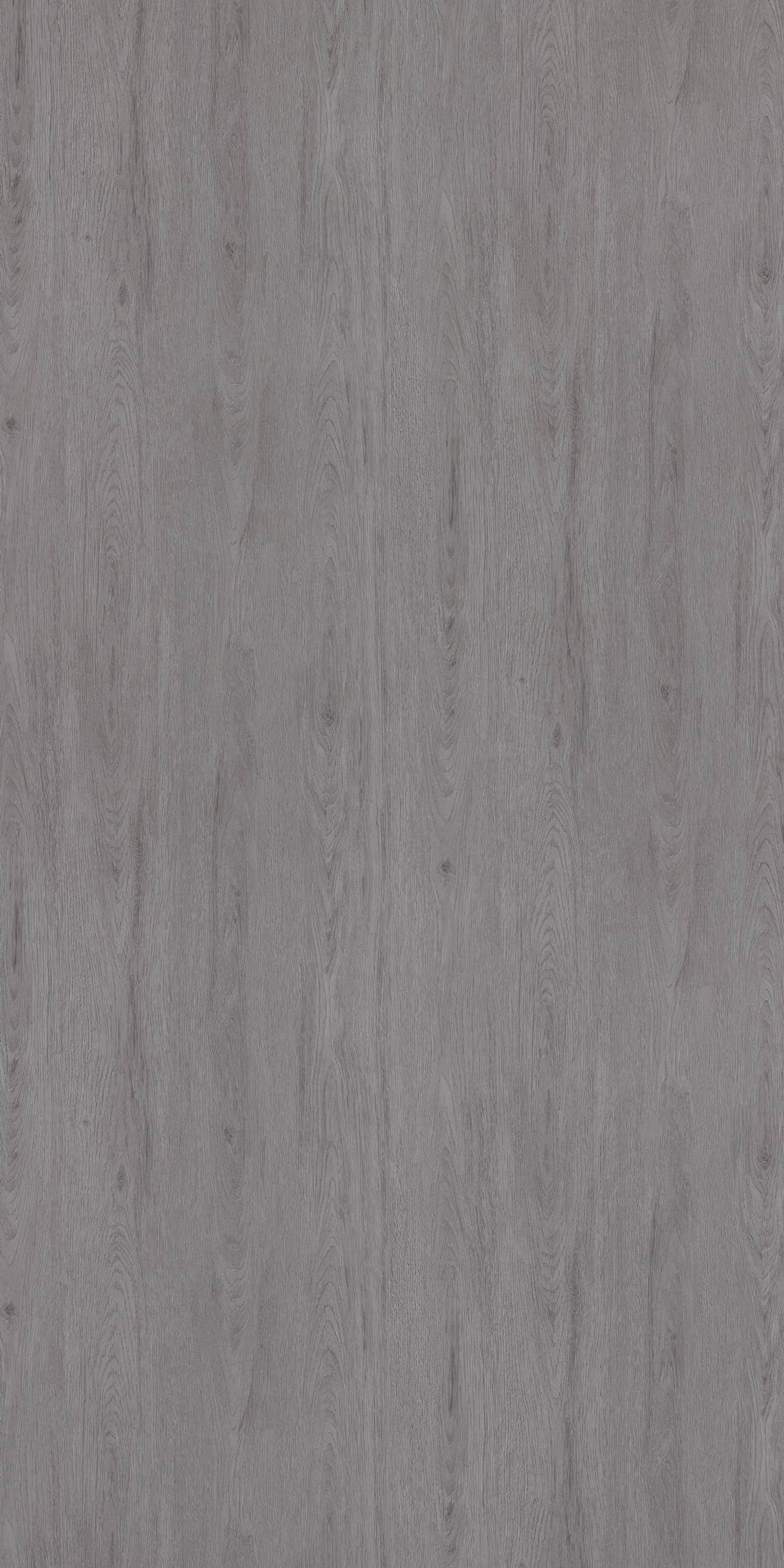 Grey wood grain laminate with suede finish and visible wood texture and pattern.
